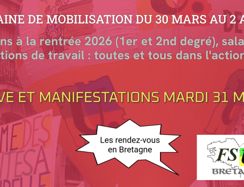 Mobilisation pour l&rsquo;École et les services publics